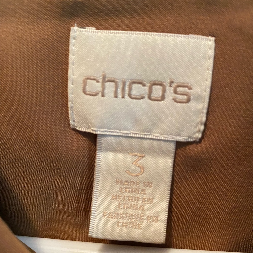 Chico’s Lightweight Brushed Shirt (Chicos sz 3)